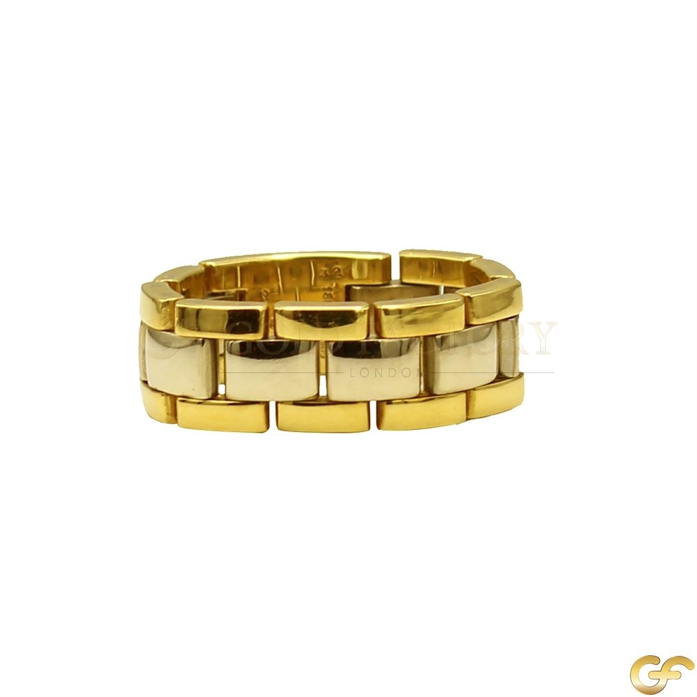 18ct Two Tone Gold Ring